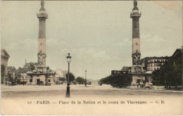 Delcampe - CPA PARIS 12e Place De La Nation Cours De Vincennes (36184) - Plätze