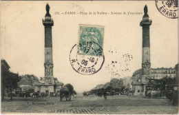 Delcampe - CPA PARIS 12e Place De La Nation Avenue De Vincennes (36183) - Plätze