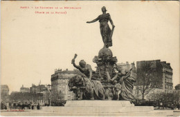 Delcampe - CPA PARIS 12e Place De La Nation Statue De La République (36179) - Plätze