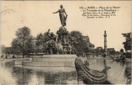 Delcampe - CPA PARIS 12e Place De La Nation Statue De La République (36176) - Plätze