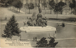 Delcampe - CPA PARIS 12e Place De La Nation Statue De La République (36172) - Plätze