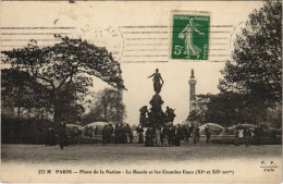 Delcampe - CPA PARIS 12e Place De La Nation Statue De La République (36169) - Plätze