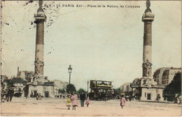 Delcampe - CPA PARIS 12e Place De La Nation Les Colonnes Du Throne (36165) - Plätze