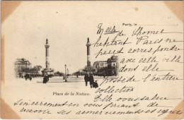 Delcampe - CPA PARIS 12e Place De La Nation (36163) - Plätze