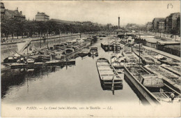 Delcampe - CPA PARIS 12e Canal St-Martin Vers La Bastille (36118) - Paris (12)