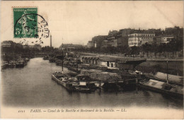 Delcampe - CPA PARIS 12e Canal De La Bastille (36114) - Paris (12)