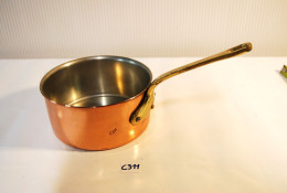C311 Poelon En Cuivre étamé - Bistrot - Chef Cuisine - Casseroles