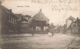 [-5%] BELGIQUE - Becelaere - Plaats - Ville - Place - Rue - Animé - Obli 10 Avril 1915 - Photographie - Carte Postale An - Alveringem