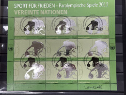 VEREINTE NATIONEN Wien  MMH. 2011 Sonderstempel Paraolympische Spiele2012 - Handisport