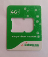 Kenia - Safaricom Kenya  4G Twaweza Chipcard Holder, USED - Kenia