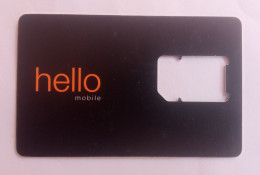 Kenia - Orange Kenya  Hello Chipcard Holder, USED #1 - Kenia