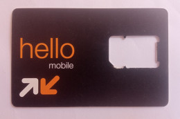 Kenia - Orange Kenya  Hello Chipcard Holder, USED #2 - Kenia