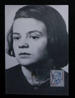 Maximum Card, Carte Maximum, FDC, Allemagne, Deutsche Bundespost, Berlin 12, 14-02-97, 1991, Sophie Scholl - 1981-2000