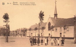 [-5%] BELGIQUE - Wervik - Steenackerplaats En Hospitaal - Place - Enfant - Nels - Ed M Dumez Truwant - Carte Postale Anc - Wervik