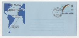 "FALKLANDINSELN" 1984, Aerogramm Stempel "PORT STANLEY" (60241) - Falkland Islands