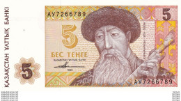 KAZAKHSTAN 5 Tenge 1993 Pick 9 NEUF UNC - Kazakhstan