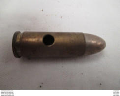 Une Balle Démilitarisée  De 9 Mm Extra Long 33 Mm Pour Bergman - Aigle A Pédales  Sur Le Culot - Armas De Colección