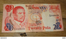 BOTSWANA : 20 Pula - 1982  ......... PHI ...... E2-66 - Botswana