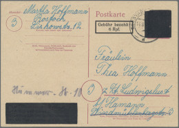 Delcampe - Alliierte Besetzung - Ganzsachen Aufbrauch: Sowjetische Zone: 1945, PA ROSTOCK, - Altri & Non Classificati