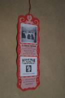 Ancien Carton Publicitaire De Voiture Minerva,marque Page,original,160 Mm./ 55 Mm. - Pappschilder