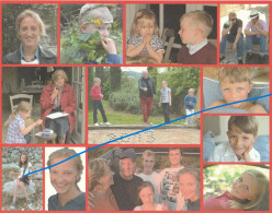 Nieuwjaarswens 2013 Vanwege Koning Albert En Koningin Paola - Familefoto Met Kinderen En Kleinkinderen - Handtekening - Other & Unclassified