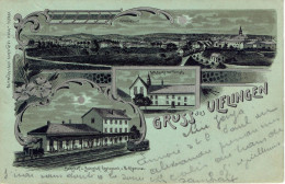 Luxembourg Gruss Aus Ulflingen  Bahnof  Souvenir Des Troisvierges Griffe !! - Troisvièrges