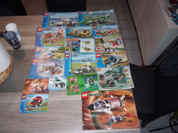 Lot De Manuels De Construction Pour Lego - Instructions - Pompiers - Véhicules - Catálogos