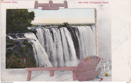 4826 90  Victoria Fallâ€™s Seen From Livingstone Island - Sambia
