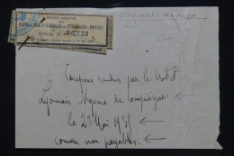 ACTIONS - Coupons De Dividende De La S.A  Des Bains De Mer De Monaco En 1932 Accrochés à Une Env - L 162984 - A - C