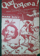 Bizet Marie  > Q > Partition > Chansons Des Rues* > Ordre Alpha. > Chanteurs Et  Titres >  Réf: 23/1/25 - Vocals