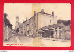 F-54-Maxeville-02P135 Une Rue De La Ville, Commerce, Cpa (état) - Maxeville