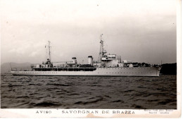 Delcampe - Marine Militaire Francaise - Aviso 'SAVORGNAN DE BRAZZA' - Marius Bar Carte Postale - Krieg