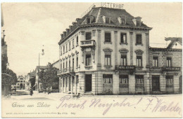 Gruss Aus USTER Hotel Usterhof Gel. 1906 V. Kempten - Ed. Guggenheim No. 5718 - Uster