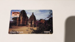 VIETNAM-(FAKE-VIET-1019)-Cham Temple-(69)-(324679)(10.000 Vietnamese Dong)-(8/94)(tirage-?)-used Card - Vietnam