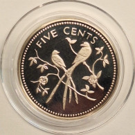 BELIZE - 5 Cents 1974 FM Proof, KM# 39a, Silver (#7134) - Belize