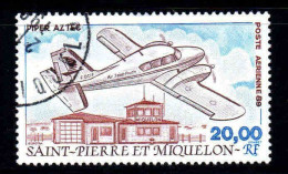 St Pierre Et Miquelon    - 1989 -  Avion - PA 68 - Oblit - Used - Usados