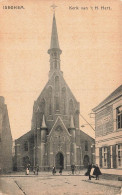 [-5%] BELGIQUE - Iseghem - Kerk Van T H. Hert - Singer - Strobbe Hoornaert - Carte Postale Ancienne - Izegem