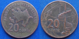 AZERBAIJAN - 20 Qapik ND (2006) "spiral Staircase" KM# 43 - Edelweiss Coins - Azerbeidzjan