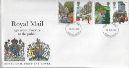 GB 1985  Royal Mail  Mi.1035-1038  FDC - 1981-1990 Decimal Issues