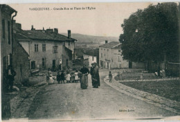 54 - Vandoeuvre : Grande Rue Et Place De L' Eglise - Vandoeuvre Les Nancy