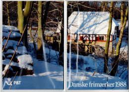 Dänemark 1988 Mi-Nr. 905-933 Jahrgang 1988 Komplett Postfrisch Im Folder - Altri & Non Classificati