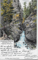 CPA - SUISSE - Heilquellen Passugg, Trinkhalle In Der Rabiosa-Schlucht, Litho Couleur (Circulée En 1902) - Trin