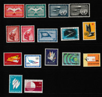 ,Nations Unies, Lot De 16 Timbres Poste Aérienne (janvier25/002) - Airmail