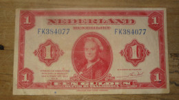 PAYS BAS, NEDERLAND , 1 Florin 1943   ............ E4-109 - Other & Unclassified