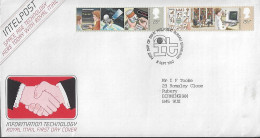 Great Britain 1982  Information Technology  Mi.927-928  FDC - 1981-1990 Decimal Issues