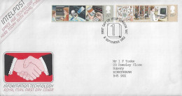 Great Britain 1982  Information Technology  Mi.927-928  FDC - 1981-1990 Decimal Issues