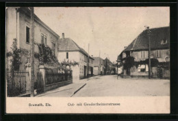CPA Brumath /Els., Ost- Avec Geudertheimerstrasse  - Brumath
