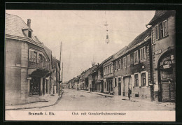 CPA Brumath /Els., Ost- Avec Geudertheimerstrasse  - Brumath