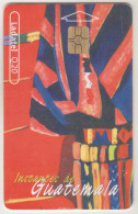 Delcampe - GUATEMALA - Painting 3/8 , Chip:GEM5 (Red), 20 Q, Used - Guatemala