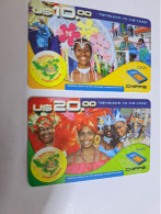 St MAARTEN US $10,- + US$ 20,- CARNIVAL PARADE AND COSTUMES FINE USED CARDS 2006 **19021** - Antillas (Nerlandesas)